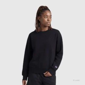 Bluza de trening cu guler rotund Powerblend, „C” mic