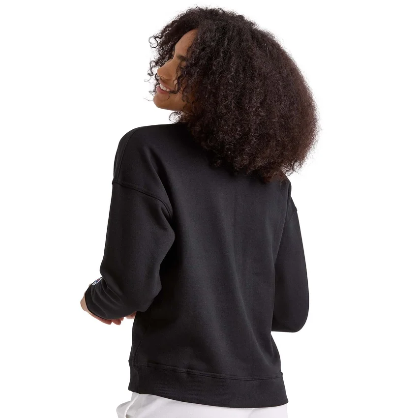 Bluza de trening cu guler rotund Powerblend, Script Logo