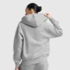 Hanorac cu glugă și fermoar din fleece Powerblend, cu C Logo