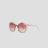 Ochelari rotunzi polarizați pentru femei, model Flirty