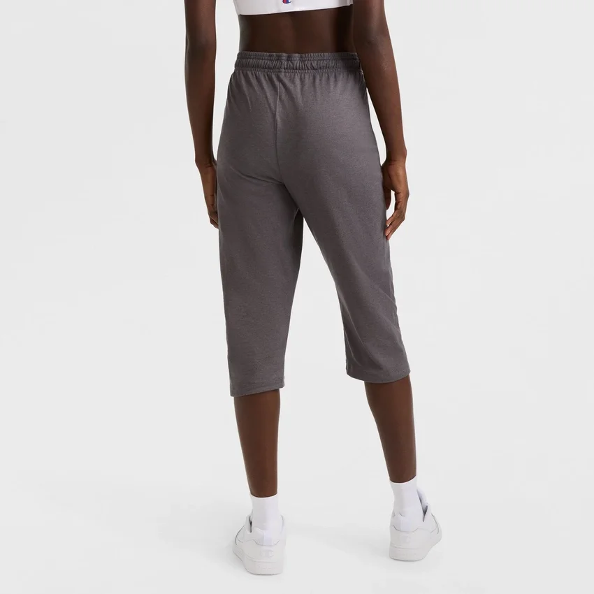 Pantaloni capri ușori de relaxare, cu C Logo
