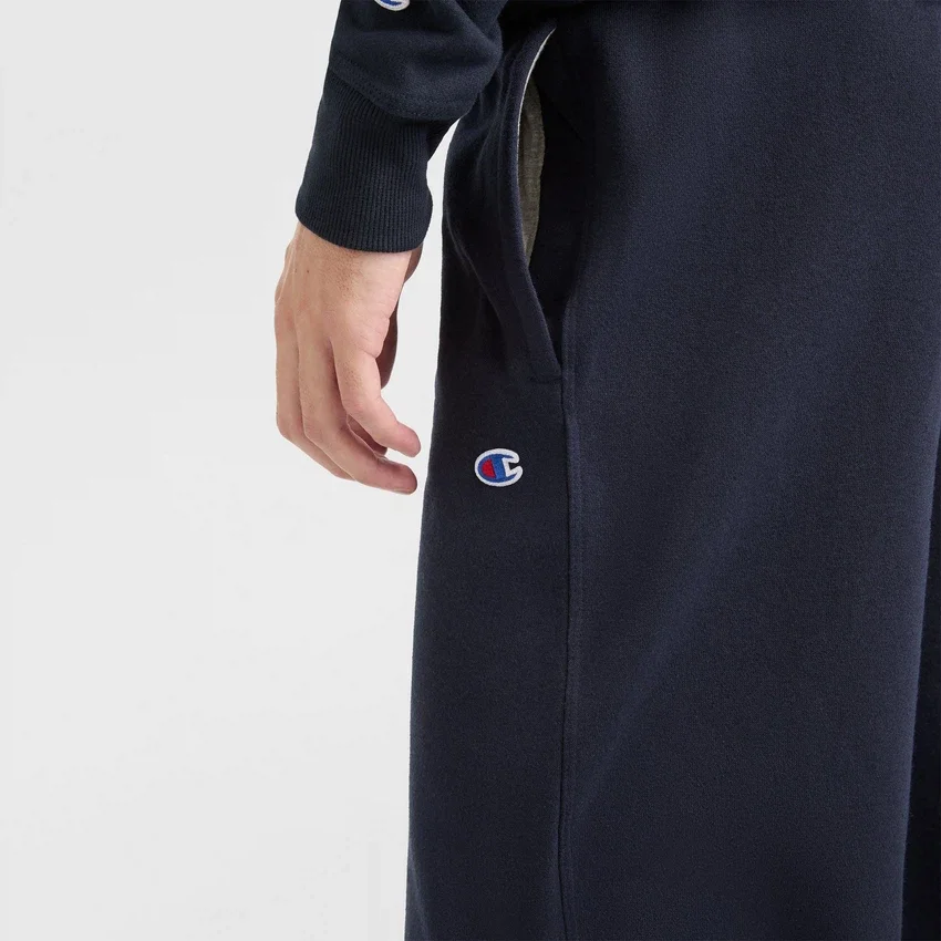 Pantaloni de trening Powerblend, cu tiv deschis, C Logo