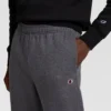 Pantaloni de trening Powerblend, cu tiv deschis, C Logo