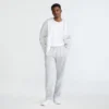 Pantaloni de trening Powerblend, cu tiv deschis, C Logo
