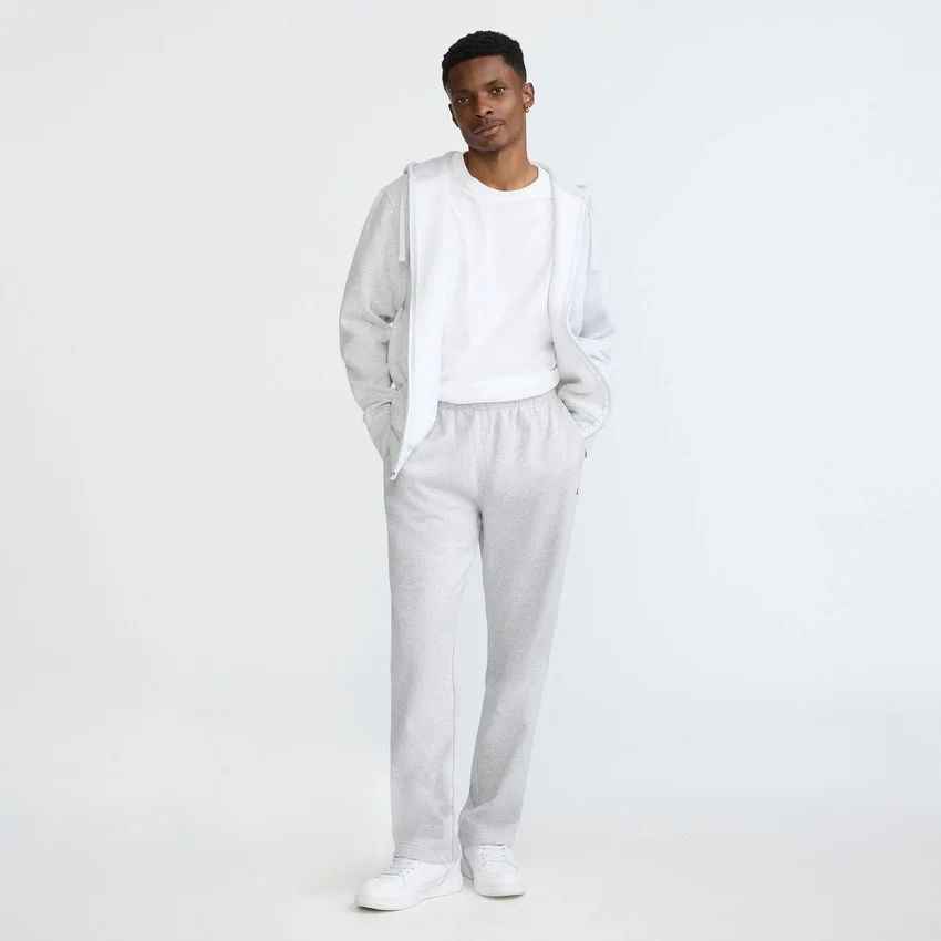 Pantaloni de trening Powerblend, cu tiv deschis, C Logo