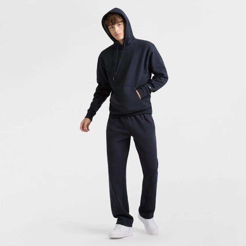 Pantaloni de trening Powerblend, cu tiv deschis, C Logo