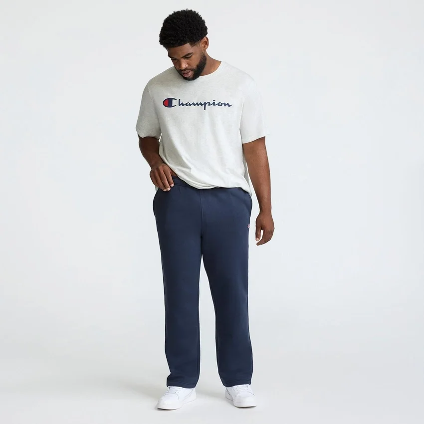 Pantaloni de trening Powerblend, tiv deschis, C Logo – mărimi mari și înalte