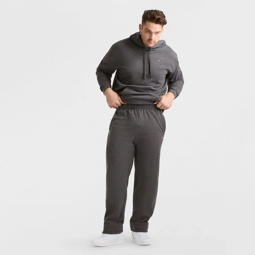 Pantaloni de trening Powerblend, tiv deschis, C Logo – mărimi mari și înalte