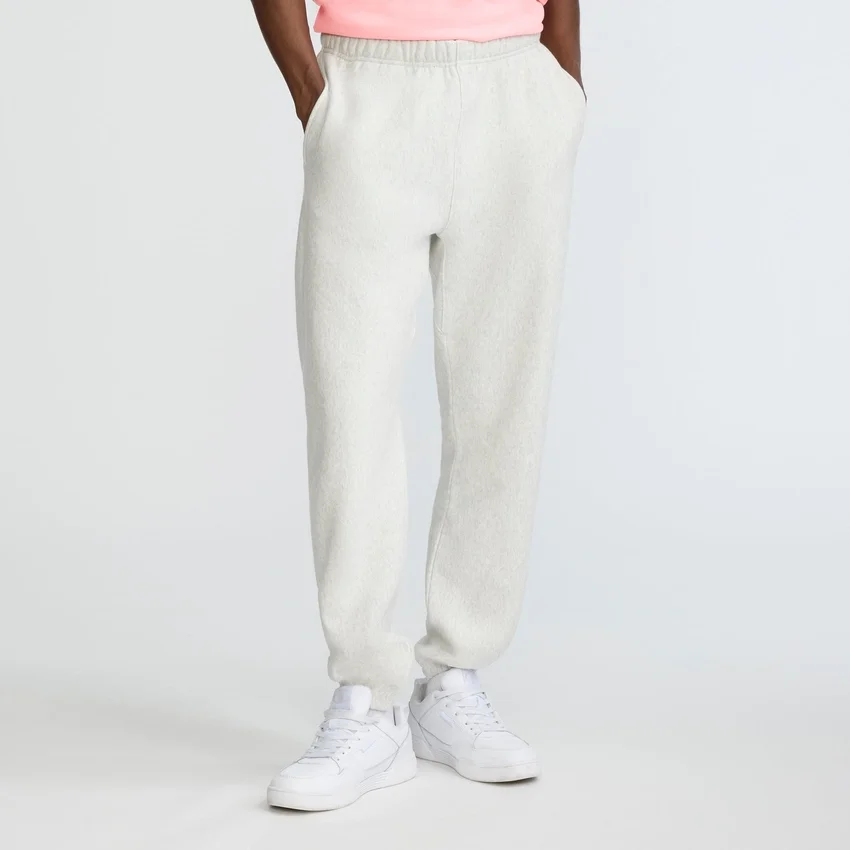 Pantaloni de trening Reverse Weave cu logo mic și talie strânsă