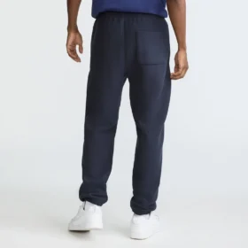 Pantaloni de trening Reverse Weave cu logo mic și talie strânsă