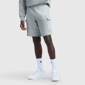 Pantaloni scurți cargo din fleece de 8", C Logo