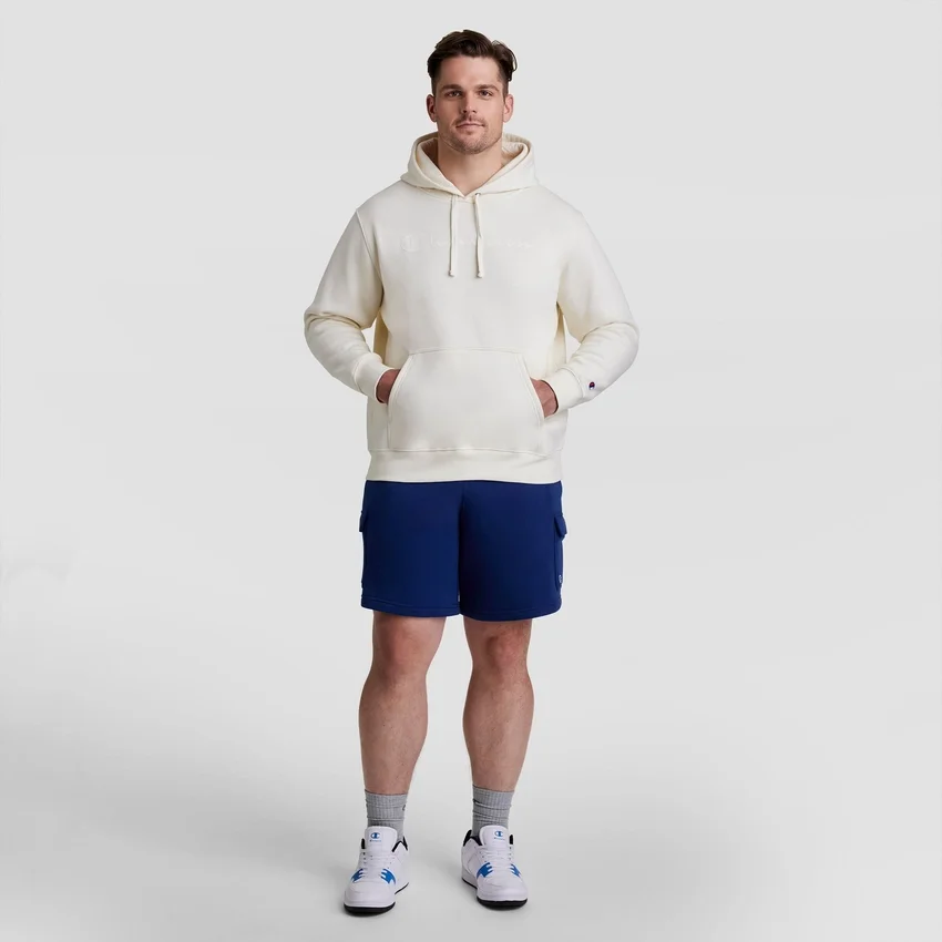 Pantaloni scurți cargo din fleece de 8", C Logo