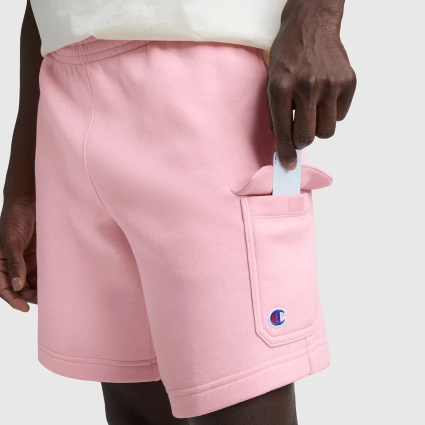 Pantaloni scurți cargo din fleece de 8", C Logo