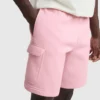 Pantaloni scurți cargo din fleece de 8", C Logo