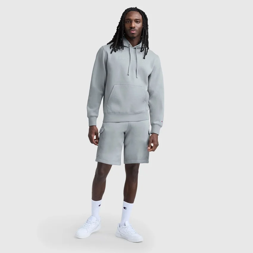 Pantaloni scurți cargo din fleece de 8", C Logo