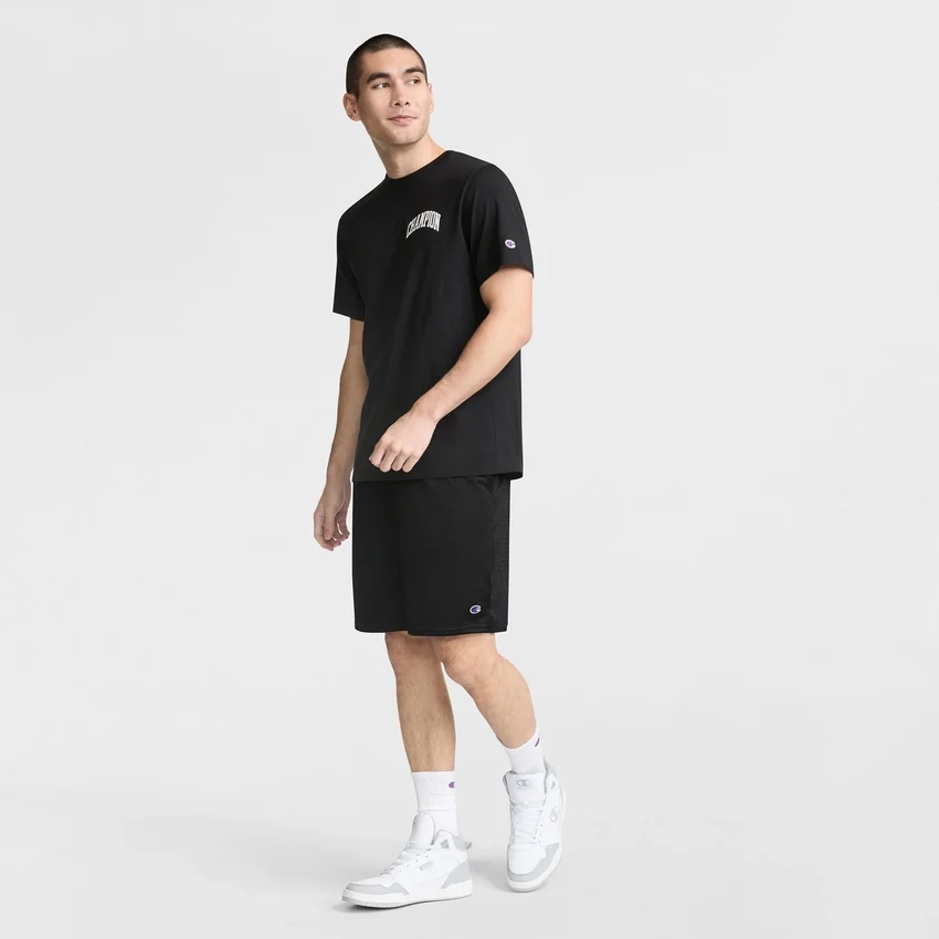 Pantaloni scurți clasici din plasă de 9", cu C Logo