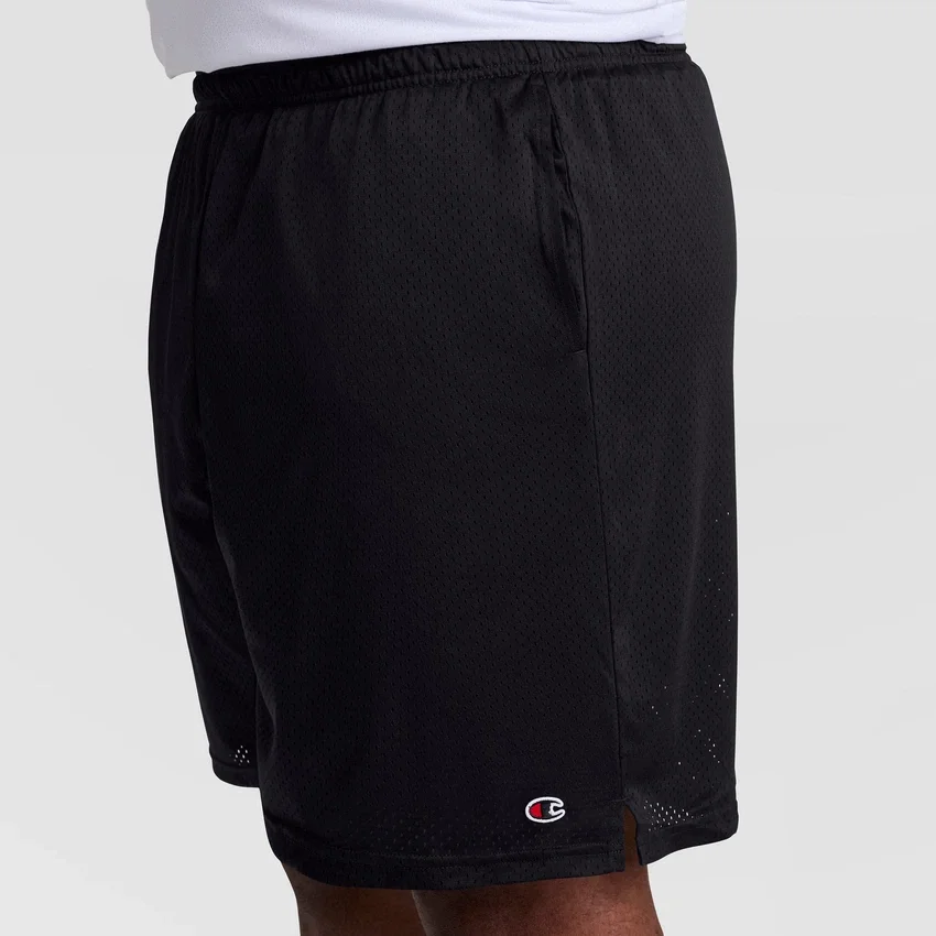 Pantaloni scurți clasici din plasă de 9", cu C Logo – mărimi mari și înalte