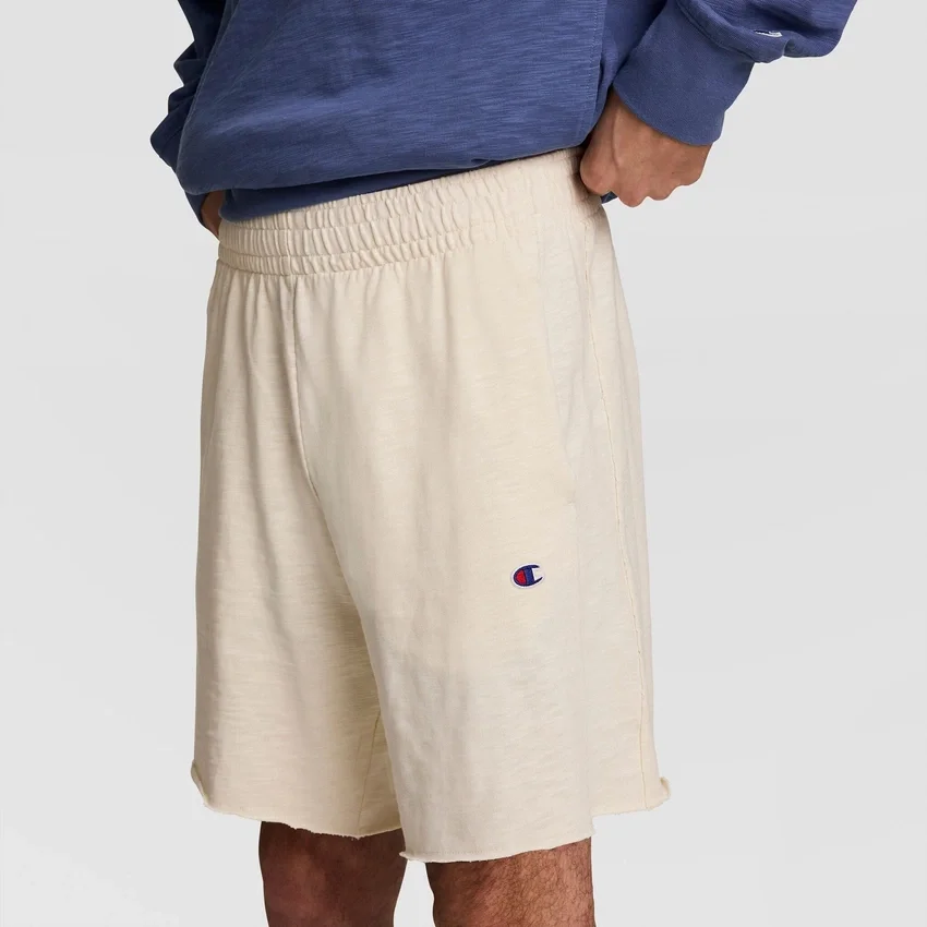 Pantaloni scurți de 9" în stil retro modern, spălați, cu C Logo