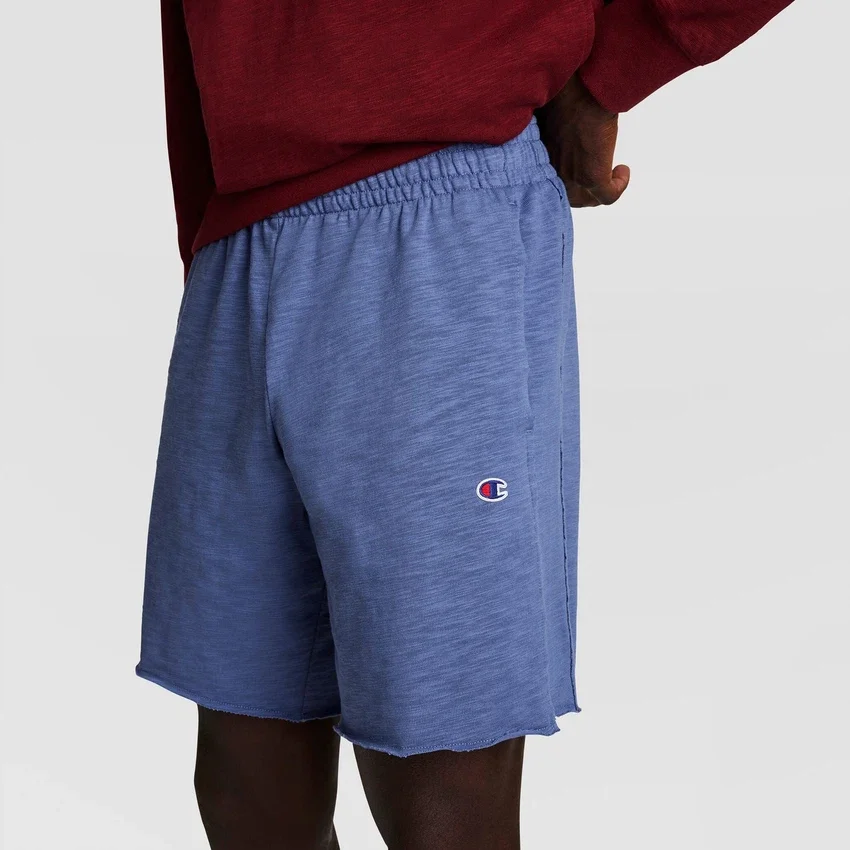 Pantaloni scurți de 9" în stil retro modern, spălați, cu C Logo