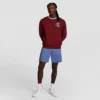 Pantaloni scurți de 9" în stil retro modern, spălați, cu C Logo