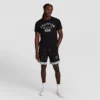 Pantaloni scurți Gridiron de 9", cu două straturi și C Logo