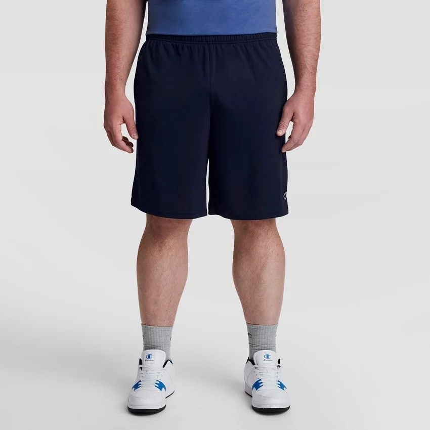 Pantaloni scurți sportivi de 10", cu proprietăți de absorbție a umezelii – Mărimi mari și înalte