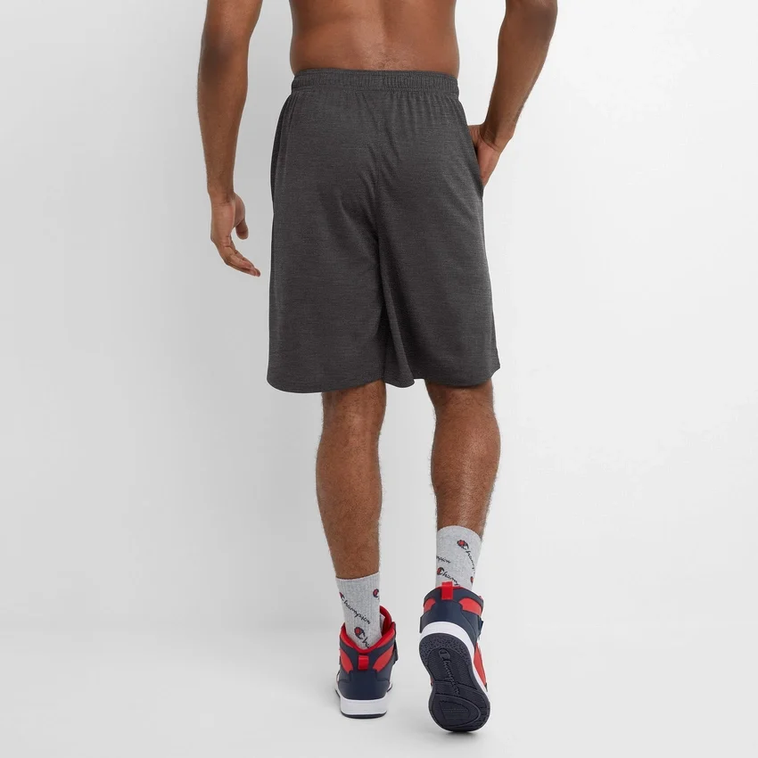 Pantaloni scurți sportivi de 10", cu proprietăți de absorbție a umezelii – Mărimi mari și înalte