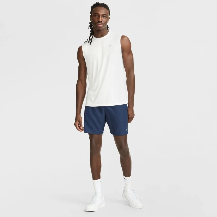 Pantaloni scurți sportivi țesuti de 7"