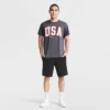 Pantaloni scurți ușori de relaxare de 9", cu logo C brodat