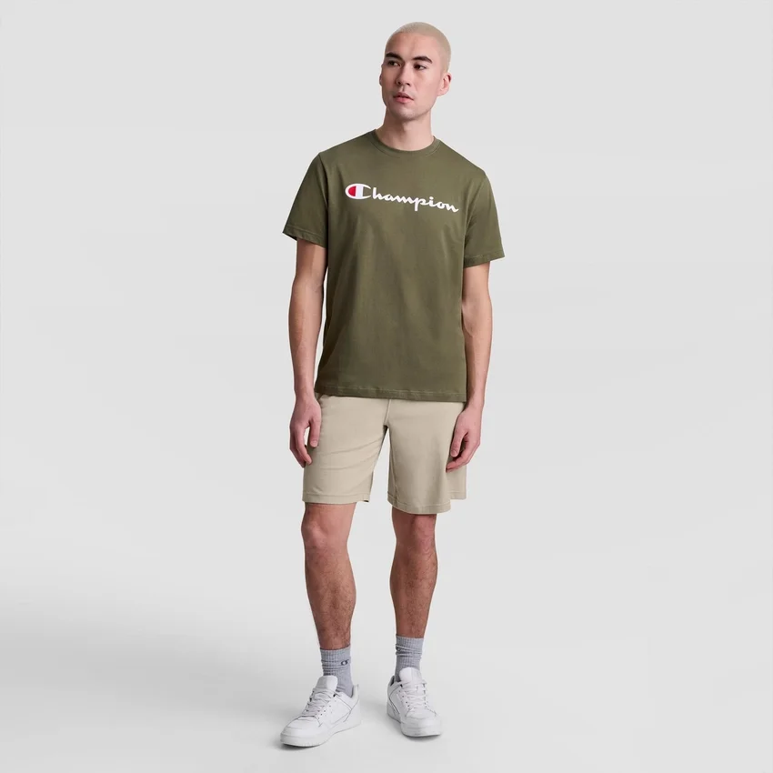 Pantaloni scurți ușori de relaxare de 9", cu logo C brodat