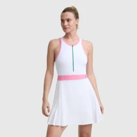 Rochie de tenis Match Point, cu Script Logo brodat
