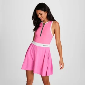 Rochie de tenis Match Point, cu Script Logo brodat