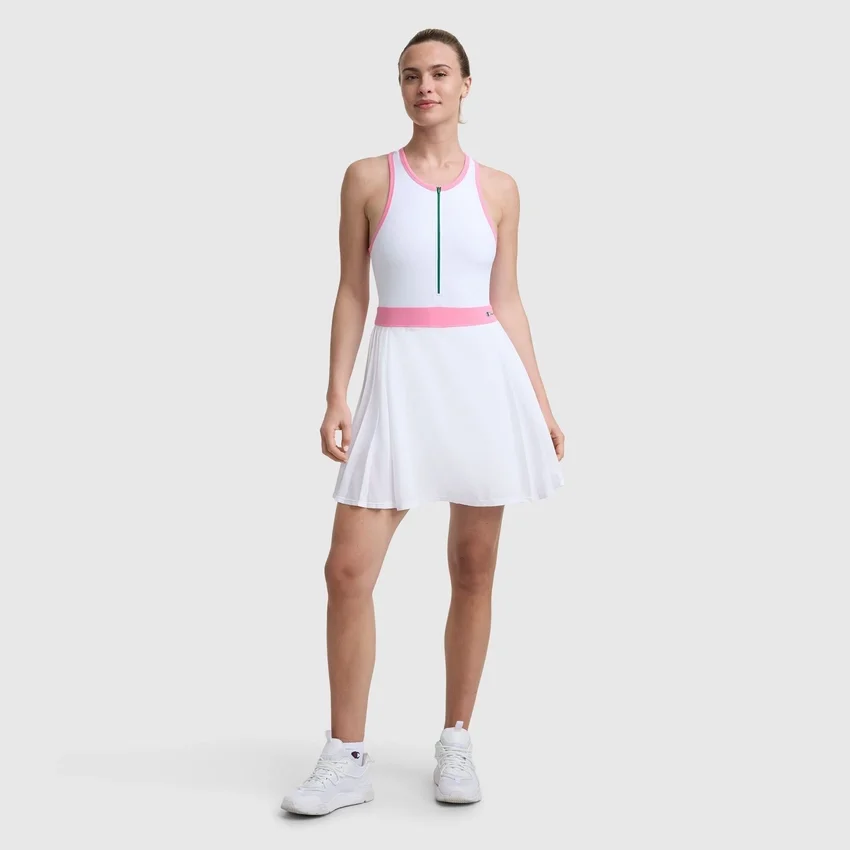 Rochie de tenis Match Point, cu Script Logo brodat