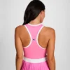Rochie de tenis Match Point, cu Script Logo brodat