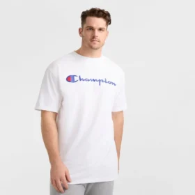Tricou clasic cu grafică, Script Logo – mărimi mari și înalte
