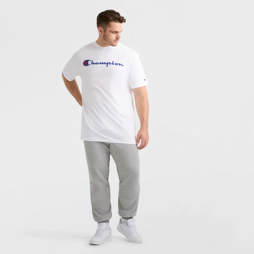 Tricou clasic cu grafică, Script Logo – mărimi mari și înalte