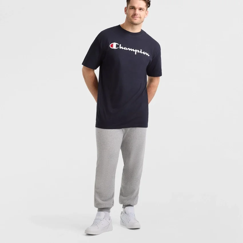 Tricou clasic cu grafică, Script Logo – mărimi mari și înalte