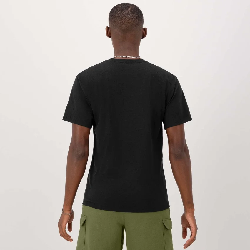 Tricou clasic cu imprimeu grafic, Script Logo tonal