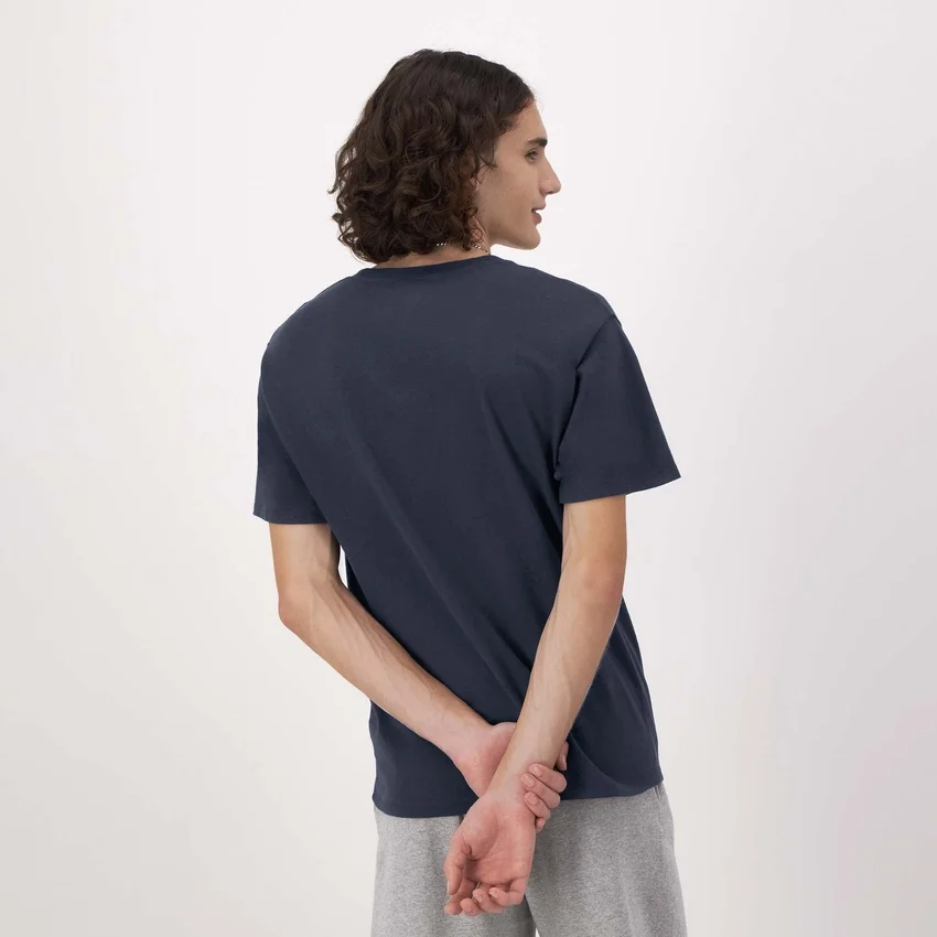 Tricou clasic cu imprimeu grafic, Script Logo tonal