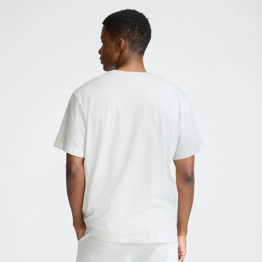 Tricou clasic cu imprimeu grafic, Script Logo tonal