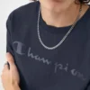 Tricou clasic cu imprimeu grafic, Script Logo tonal