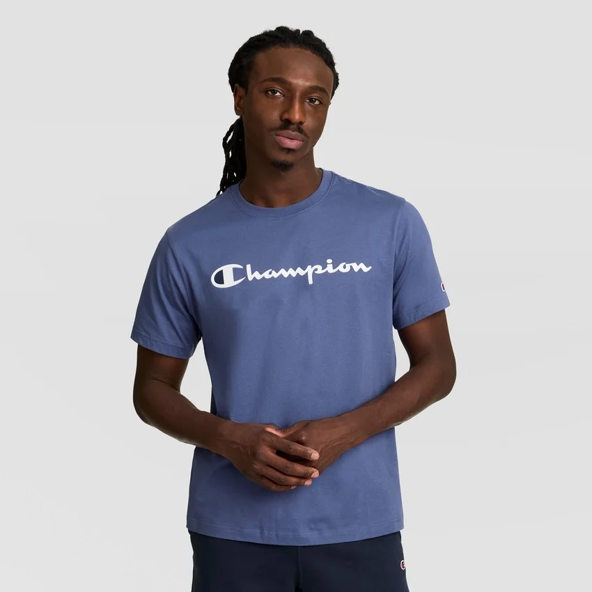 Tricou clasic cu imprimeu, Script Logo