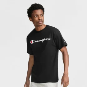 Tricou clasic cu imprimeu, Script Logo