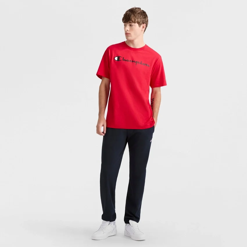 Tricou clasic cu imprimeu, Script Logo