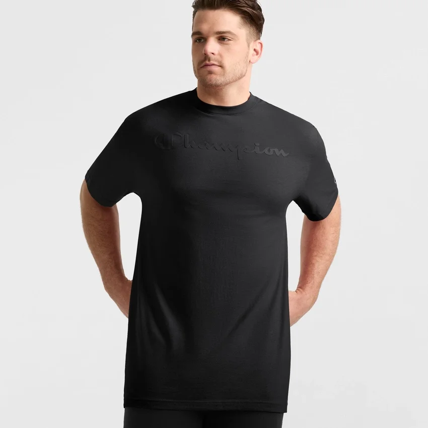 Tricou clasic cu imprimeu, Script Logo în nuanțe asortate – Mărimi mari și înalte