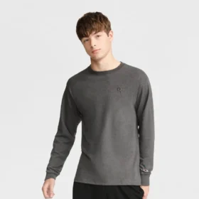 Tricou clasic cu mânecă lungă, C Logo brodat
