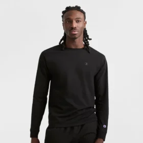 Tricou clasic cu mânecă lungă, C Logo brodat