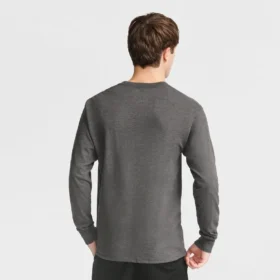Tricou clasic cu mânecă lungă, C Logo brodat
