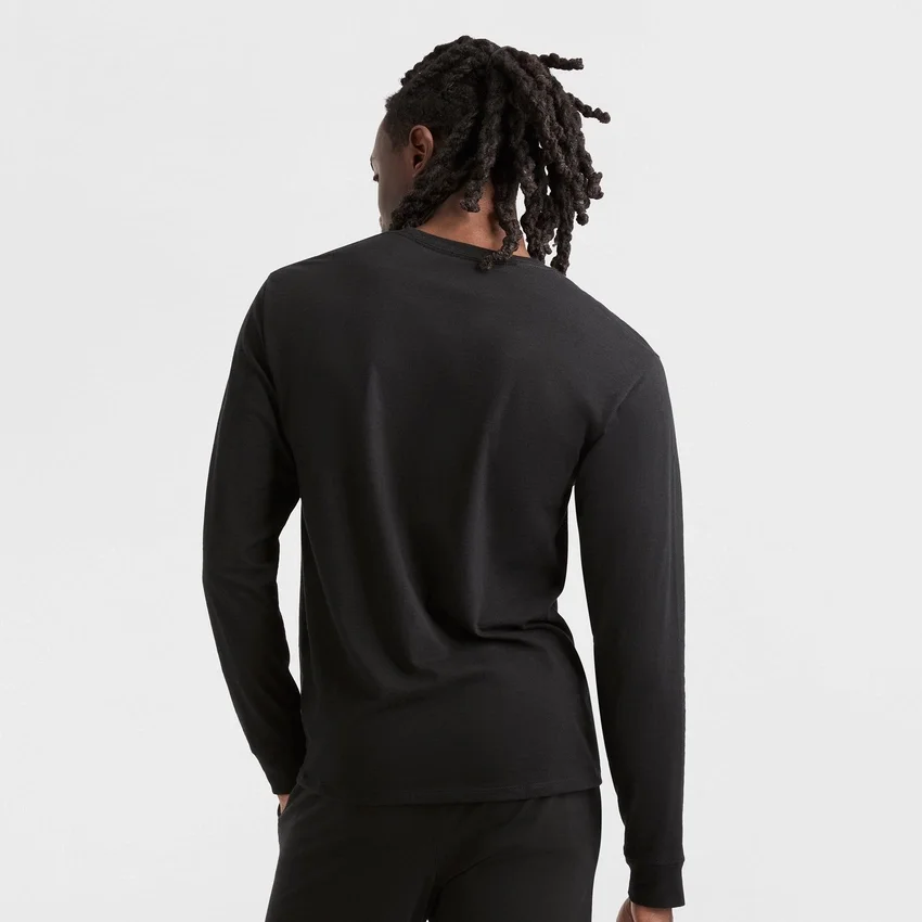 Tricou clasic cu mânecă lungă, C Logo brodat