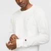 Tricou clasic cu mânecă lungă, C Logo brodat